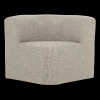 378034 EM 01 VS WP Mojo base eetbank hoek met rugleuning boucle beige melange F1