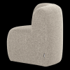 378034 EM 03 VS WP Mojo base eetbank hoek met rugleuning boucle beige melange L1