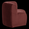 378036 VA 04 VS WP Mojo Base eetbank hoek rug velvet kastanjebruin R1
