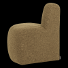 378035 GM 03 VS WP Mojo base eetbank hoek rond rugleuning boucle geel bruin melange L1