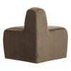 378035 VT 05 VS WP Mojo Base eetbank hoek rond rugleuning velvet taupe B1