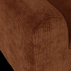 378032 R 05 VS WP Mojo Base eetbank 164cm rugleuning ribstof roestbruin C2