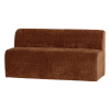 378032 R 02 VS WP Mojo Base eetbank 164cm rugleuning ribstof roestbruin FA