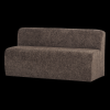 378032 WB 02 VS WP Mojo base eetbank 164cm rugleuning wollig bruin FA
