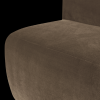 378033 VT 06 VS WP Mojo Base eetbank 84cm rugleuning velvet taupe C2