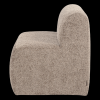378032 WD 03 VS WP Mojo base eetbank 164cm rugleuning wollig donkerzand L1