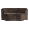 378036 B 01 VS WP Mojo Base eetbank halfronde hoek rugleuning ribstof bruin F1