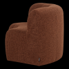 378036 RM 03 VS WP Mojo base eetbank halfronde hoek rug boucle roestbruin L1