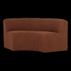 378036 RM 02 VS WP Mojo base eetbank halfronde hoek rug boucle roestbruin FA