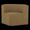 378034 GM 02 VS WP Mojo base eetbank hoek met rugleuning boucle geel bruin melange FA