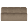 378462 VK 01 VS WP Mojo eetbank 164cm met rugleuning velvet khaki F1