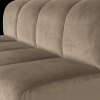 378462 VK 04 VS WP Mojo eetbank 164cm met rugleuning velvet khaki C1