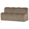378462 VK 02 VS WP Mojo eetbank 164cm met rugleuning velvet khaki FA