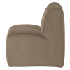 378519 VK 03 VS WP Mojo eetbank 84cm met rugleuning velvet khaki L1