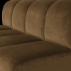 378462 VH 04 VS WP Mojo eetbank 164cm met rugleuning velvet honinggeel C1