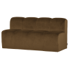 378462 VH 02 VS WP Mojo eetbank 164cm met rugleuning velvet honinggeel FA