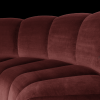378902 VA 06 VS WP Mojo eetbank halfronde hoek rugleuning velvet kastanjebruin C1