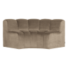 378902 VK 01 VS WP Mojo eetbank halfronde hoek rugleuning velvet khaki F1