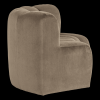 378902 VK 04 VS WP Mojo eetbank halfronde hoek rugleuning velvet khaki R1