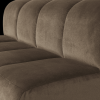 378462 VT 04 VS WP Mojo eetbank 164cm met rugleuning velvet taupe C1