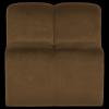 378519 VH 01 VS WP Mojo eetbank 84cm met rugleuning velvet honinggeel F1