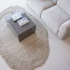 377994 M 378074 Z 02 SF Savo salontafel mokkabruin Milio organisch vloerkleed vierkant