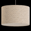 377983 ND 02 VS Loft hanglamp metaal boucle naturel met stippen F2