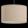 377983 NS 02 VS Loft hanglamp metaal boucle naturel met strepen F2