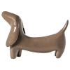 377978 M 04 VS Reni decoratieve hond metaal mokkabruin B1