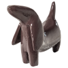 377978 D 03 VS Reni decoratieve hond metaal donkerbruin L1