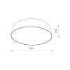 satellite black nastenna lampa
