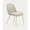 aimin chenille beige jedalenska stolicka