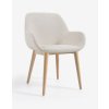 konna boucle white stolicka