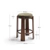 granite 75 walnut barova stolicka