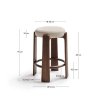 granite 75 walnut barova stolicka