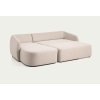 laira 3 left beige roztahovacia pohovka
