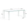 adularia glass 200 jedalensky stol