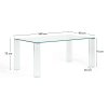adularia glass 160 jedalensky stol