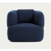 martina boucle navy kreslo