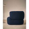 martina boucle navy otocne kreslo