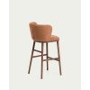 ciselia chenille walnut barova stolicka