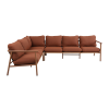 377716 TN 01 VS WO Cavero tuin loungeset aluminium terra naturel F1