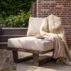 500041 B 01 SF WO Bear tuin loungestoel 1 zits element aluminium bruin