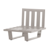 500041 Z 03 VS WO Bear tuin loungestoel 1 zits element aluminium zand F2