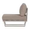 500041 Z 04 VS WO Bear tuin loungestoel 1 zits element aluminium zand L1
