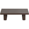 500042 B 02 VS WO Bear tuin salontafel vierkant aluminium bruin F1