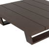 500042 B 02 VS WO Bear tuin salontafel vierkant aluminium bruin C2
