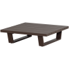 500042 B 01 VS WO Bear tuin salontafel vierkant aluminium bruin FA