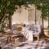 377472 N 01 SF VT Relax 3 zits bank acacia hout naturel vierkant