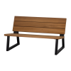 373476 N 02 VS FA Banco outdoor bank hout naturel metaal FA